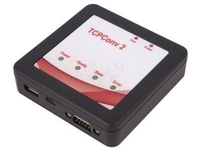 Convertor Interfață Ethernet RS232 USB 5VDC foto