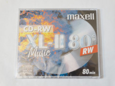 Maxell CD-RW XL-II 80 Audio audio music cd - sigilat foto