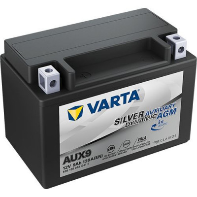 Acumulator VARTA 12V 9Ah/130A AGM; AUXILIARY (L+) 151x87x106 B13 - flansa de montare 10.5 mm (aditional - auxiliar) foto