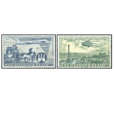 Cehoslovacia 1960 - expo filatelic la Bratislava, serie neuzata