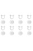 Set 8 cleme pentru plapuma, JENUOS, 3.7 cm, Plastic, Transparent