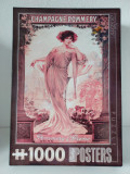 ** Puzzle imagine vintage Campagne Pommery, 1000 piese, High Quality