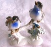 BIBELOU FIGURINA PORTELAN BAVARIA GDR PASARI VRABII 14 CM