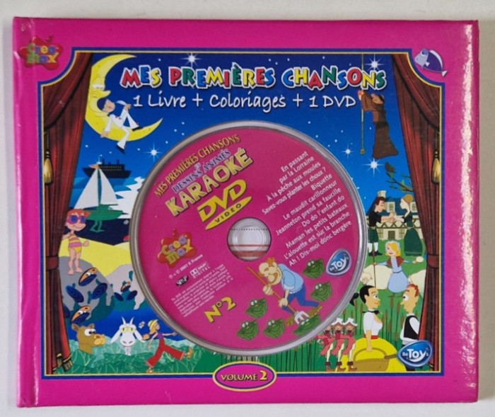 MES PREMIERES CHANSONS , 1 LIVRE + COLORIAGES + 1 DVD , VOLUME 2 , 2007