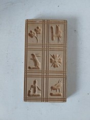 ** Matrita lemn forma prajitura biscuiti turta dulce fursecuri, crafts - cu 6 imagini rustice