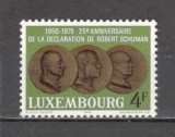 Luxemburg.1975 25 ani Declaratia lui R.Schumann ML.101, Nestampilat