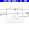Conducta / cablu frana AUDI A4 (8EC, B7) (2004 - 2008) ATE 24.5237-0308.3