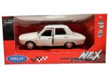 Macheta Dacia 1300 alba 1:34 cu resort deschide usile