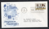 United States 1973 Electrotechnics 15c FDC K.694