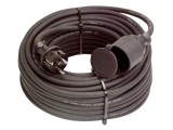 Prelungitor Alimentare AS SCHWABE 3G2,5mm&sup2; 20m Negru 1 Priză Cod 860381