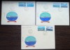 3 FDC ROMANIA - NAVE MARITIME - 27.08.1979 - SERIE COMPLETA, LP 988, Romania de la 1950, Transporturi