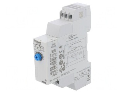 Timer Electronic pentru Şină DIN 0,1s-100h 24-240V foto