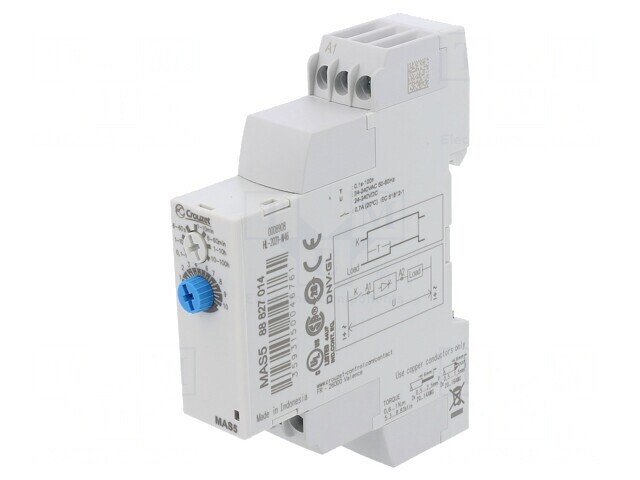 Timer Electronic pentru Şină DIN 0,1s-100h 24-240V