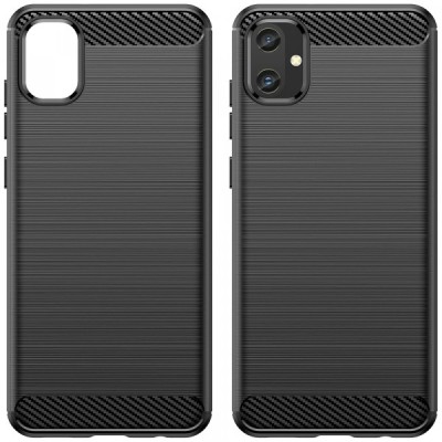 Husa pentru Samsung Galaxy A05 A055, Techsuit, Carbon, Neagra foto