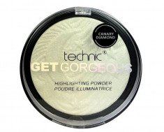 Iluminator Cu Particule Irizante Technic Get Gorgeous Highlighting Powder - Canary Diamond, 12 gr foto