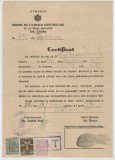 Romania, Biroul de Cazier si Identificare, Certificat, Oradea, 1948