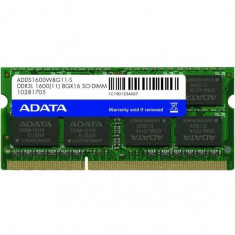 Memorie notebook, 8GB DDR3, 1600MHz, CL11, 1.2V