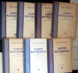 GAZETA MATEMATICA 1966 SERIA B, NR.2, 5-7, 9, 11-12 (7 REVISTE)-MARCEL TENA-362213