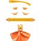 Kit accesorii pentru ochelari de soare MOKKI Click&amp;Change, galben