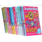 Jacqueline Wilson 12 Books Collection Set &ndash; The Worst Thing About My Sister, Tracy Beaker, Little Darlings, Candyfloss &amp; More