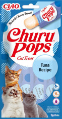 Recompense pentru pisici Inaba Ciao - Churu Pops Ton 4X15g foto