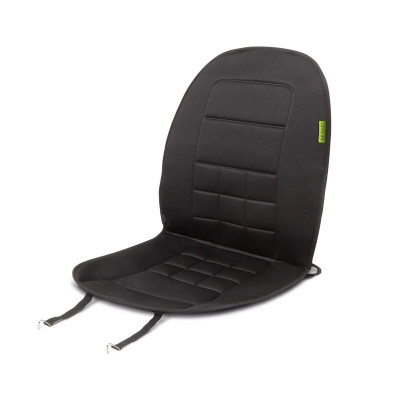 Husa scaun auto incalzita MNC, 960 x 450 mm, priza pentru bricheta, 12 V, nivel incalzire reglabil, Negru foto