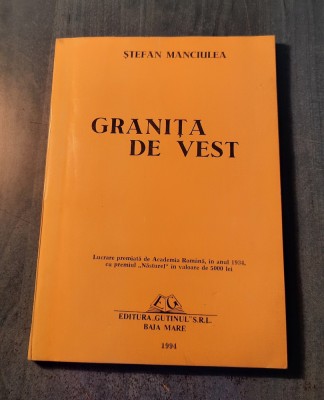 Granita de vest Stefan Manciulea foto