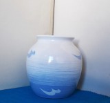 Cumpara ieftin Vaza ceramica de studio smaltuita, hand made - semnata Magnus Haglund, Byxelkrok