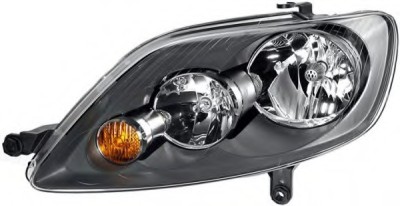 Far VW Golf 5 PLUS (5M) 01.2005-01.2009 DEPO partea Dreapta, tip bec H7+H7 foto