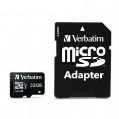 Card de memorie Verbatim Pro microSDHC 32GB Clasa 10 UHS-I U3 cu adaptor SD foto