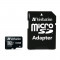 Card de memorie Verbatim Pro microSDHC 32GB Clasa 10 UHS-I U3 cu adaptor SD