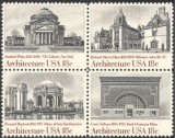 SUA 1981 - Arhitectura, clădiri, serie neuzata