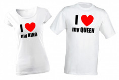 Pachet pentru cuplu I love my Queen/ I love my King P02 foto