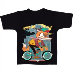 Tricou &amp;quot; Vulpe pe bicicleta &amp;quot; foto