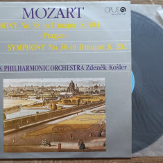W. A. Mozart, Concerto no. 38, concerto no. 30// disc vinil