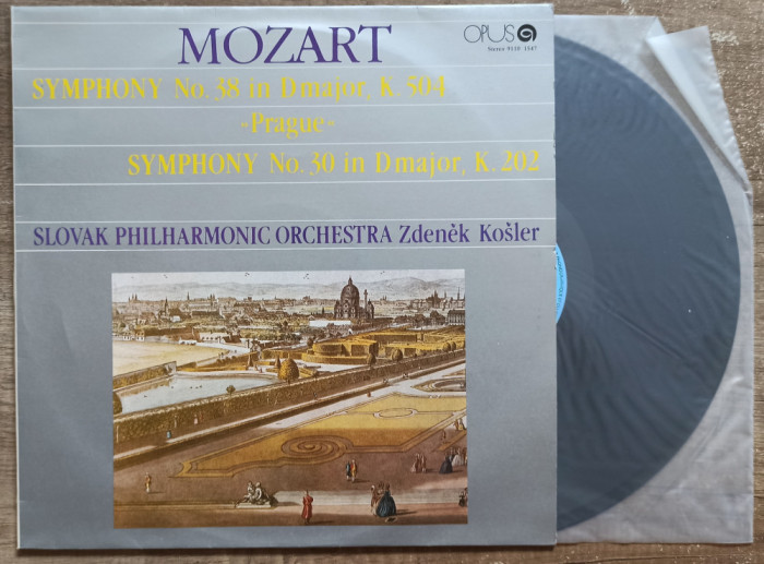 W. A. Mozart, Concerto no. 38, concerto no. 30// disc vinil