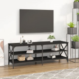 Comoda TV, negru, 140x40x50 cm, lemn prelucrat GartenMobel Dekor, vidaXL