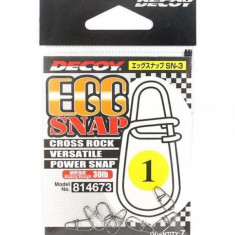 Agrafe cu prindere rapida Decoy SN-3 Egg Snap, 7buc (Marime Agrafa: 5)