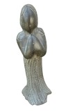 STATUETA VINTAGE DIN STEATIT, LUCRATA MANUAL