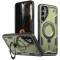 Husa military armour cu inel metalic, ALC MOBILE, compatibila cu Samsung Galaxy S24 Plus, Verde