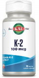 Vitamin k-2 100mcg 30cps vegetale, Secom