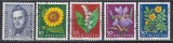 Elvetia 1961 - Pro Juventute - 100 de ani de la moartea lui Jonas Furrer - Flori de luncă și grădină, Cota CTO 5.50 Euro, Stampilat
