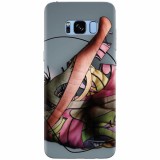 Husa silicon pentru Samsung S8 Plus, Abstract Minimalistic Hands