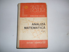 Analiza Matematica Aplicatii Vol.1 - Catalin-petru Nicolescu ,552133 foto