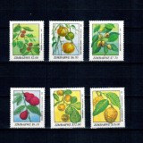Zimbabwe 2000 - Fructe, serie neuzata