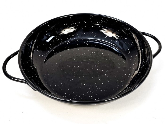 Farfurie servire din otel emailat vitrificat, 20 cm, Cazuela, Garcima, GRC20820