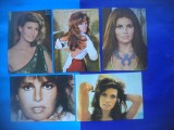 HOPCT LOT NR 1360 RAQUEL WELCH -ACTORI / ARTISTI-5 CARTI POSTALE-NECIRCULATE, Necirculata, Printata