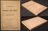RARA Elemente de GRAMATICA LIMBII EBRAICE &ndash;Preot EC I Popescu Malaiesti (prof Teologie) 264p Editia II Revazuta Adaugita CRAIOVA iudaica LIMBA EBRAICA