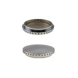 Aparator Flacara Cromat Semirapid Compatibil Plita C3202 Oem