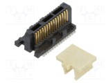 Conector PCB-PCB tată PIN 15 0,4mm ST4 aurit SMT 1,6A SAMTEC